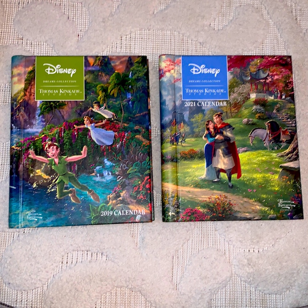 Thomas Kinkade Disney planners-2019 & 2021